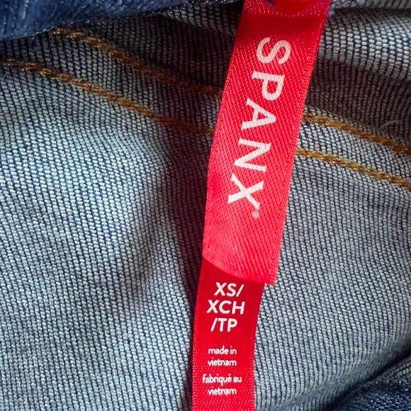 Spanx Denim Jean Jacket Size XS - Picture 15 of 16
